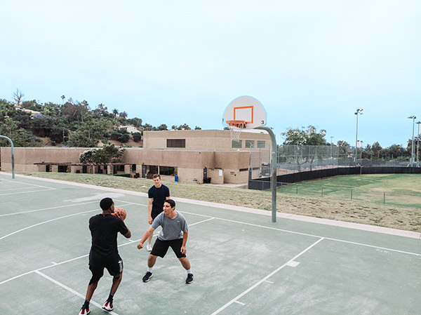 Basket ball at Brengle Terrace Park