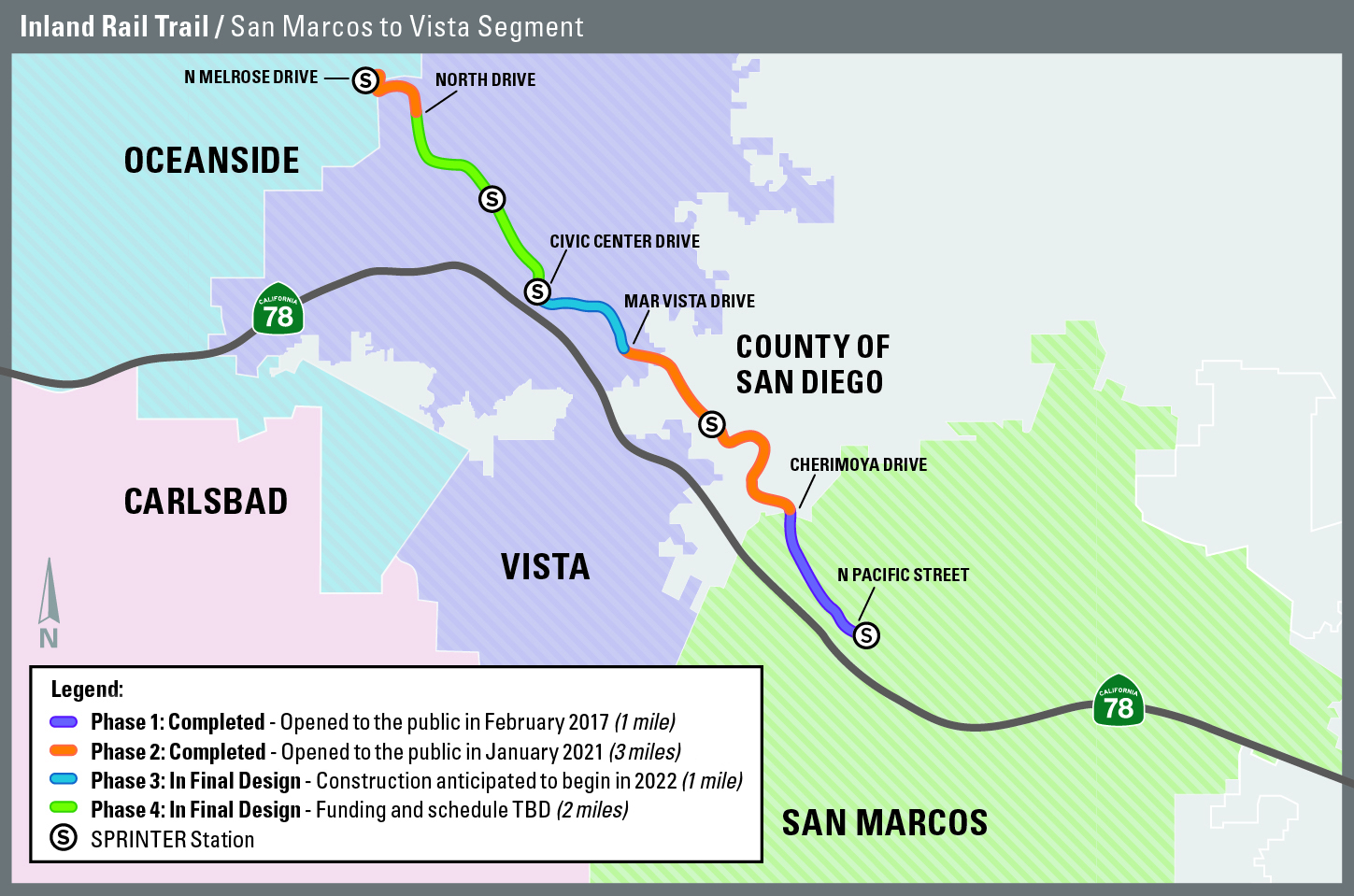 Rail Trail Map