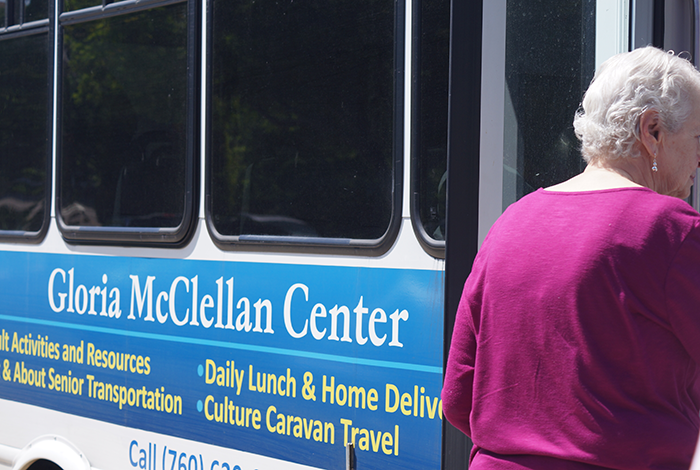 passenger entering bus