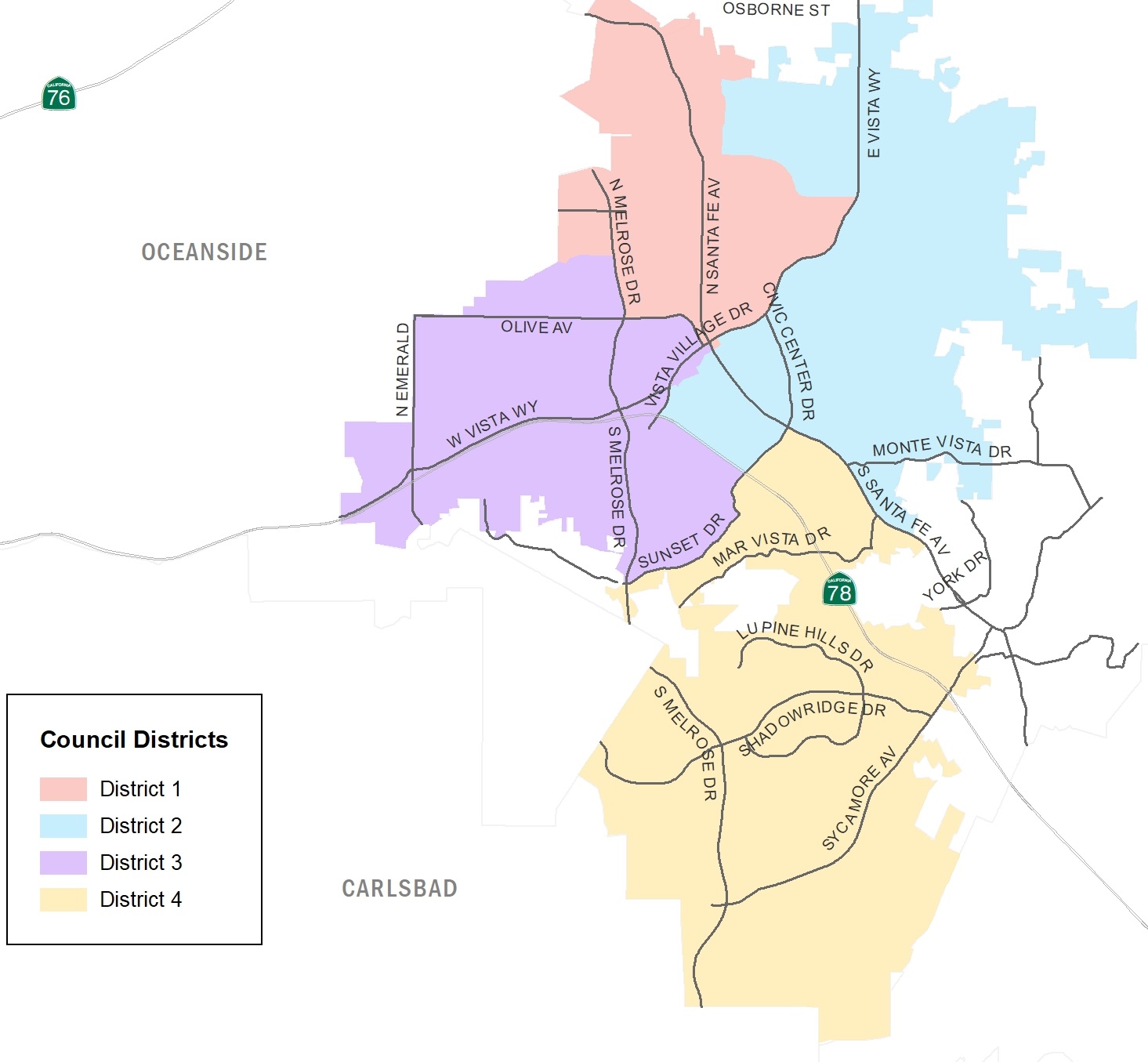 City Council Districts 2021