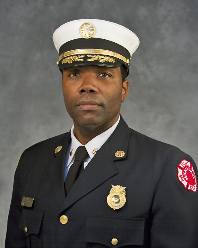 New Vista Fire Chief Gerard Washington