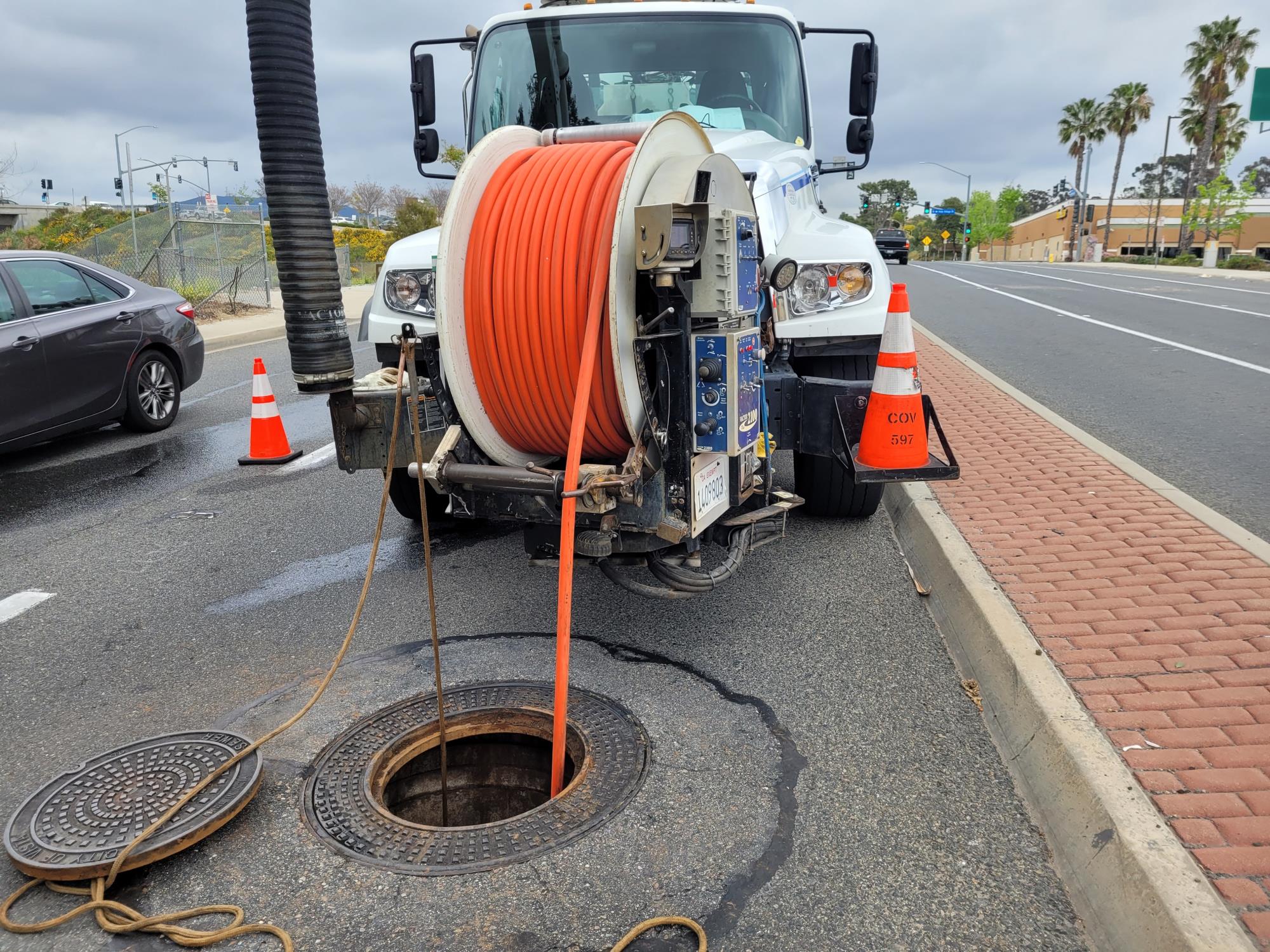 Vactor crew setup